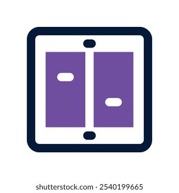 switch icon. vector dual tone icon for your website, mobile, presentation, and logo design.