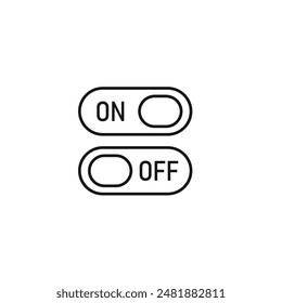 Switch icon vector. EPS 10 editable vector