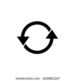 Switch Icon - Vector. Exchange Sign. Refresh Symbol.