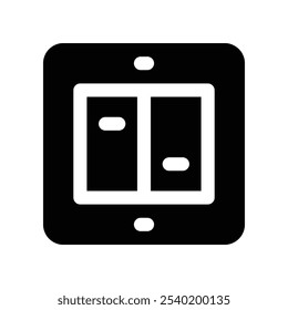 switch icon. vector glyph icon for your website, mobile, presentation, and logo design.