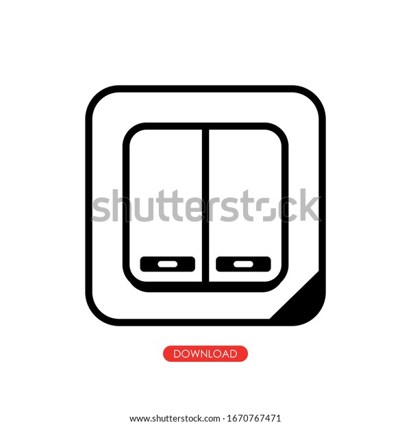 Switch icon. Vector illustration of responsive\
web design.