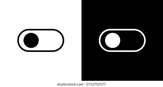 Ícone Alternar. Ilustração vetorial. Silhueta em preto