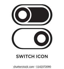Switch icon vector isolated on white background for your web and mobile app design, Switch logo concept