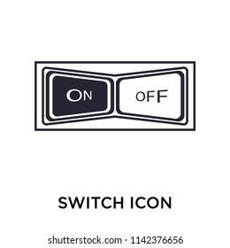 Switch icon vector isolated on white background for your web and mobile app design, Switch logo concept