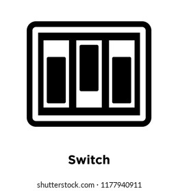 Switch icon vector isolated on white background, logo concept of Switch sign on transparent background, filled black symbol