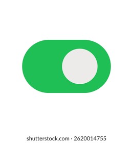 Alterne o vetor de ícone para alternar função e controle de configurações. Design de interface simples e acessível. Ícone Simples