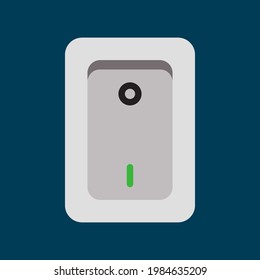 switch icon. Wall switch vector. Electric switch sign. Vector illustration