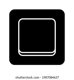 switch icon. Wall switch vector. Electric switch sign. Vector illustration