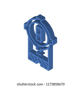 Switch isometric left top view 3D icon
