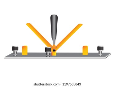 Switch, laboratory - designed for closing, opening of electrical circuits, when performing work on electricity.
