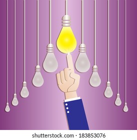 Switch light by click