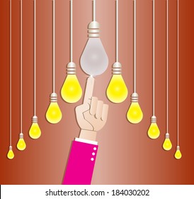 Switch light by click