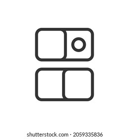 Switch line icon. Web symbol for web and apps. Sign design in outline style. Switch stroke object.