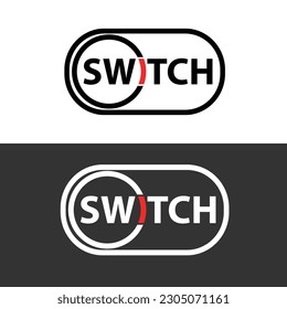 Switch logo design, Abstract mark logo design, company brand identity, Switch logo, Logotype, Logo design vector and template.