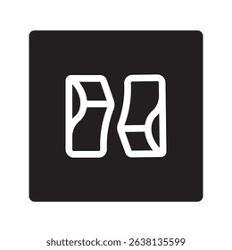 switch. monochrome icon. 10 EPS