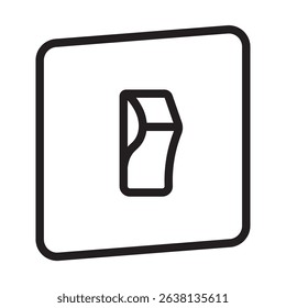 switch. monochrome icon. 10 EPS
