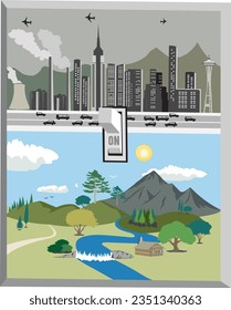Switch to a natural, ecological poster