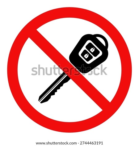 Switch off engine sign, Warning to stop engine, Switch off engine symbol. Flat vector illustration design