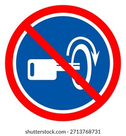 Switch Off Engine Symbol Sign, Vector Illustration, Isolate On White Background Label.EPS10