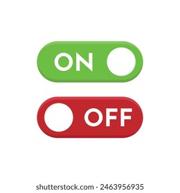 switch on of button icon vector design template