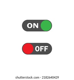 Switch on or off. Dark and day mode. Switcher on device to control mode. Sliding element.Toggle to enable or disable.  Vector graphics.