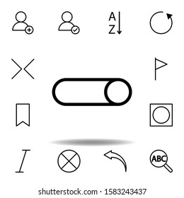 switch on off icon. Can be used for web, logo, mobile app, UI, UX