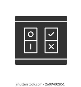 Switch on off Icon Sign Symbol