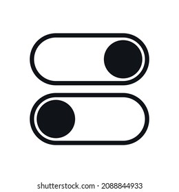 Switch on Switch off simple icon.
