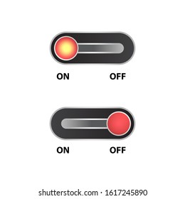 Switch On Off Vector Illustration Can: vector de stock (libre de ...