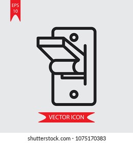Switch on vector icon