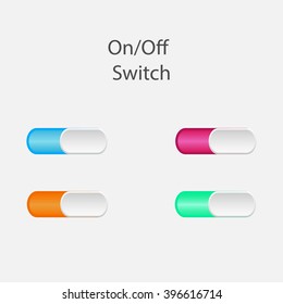 Switch On/Off button. Button for web