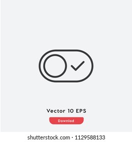 Switch on,switch off icon. Control,turn on,turn off, power,press vector.Button, start,finish symbol for web and mobile apps
