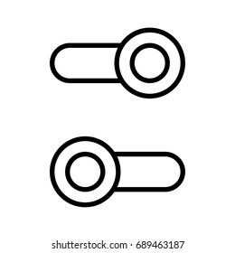 Switch outline icon illustration isolated vector sign symbol