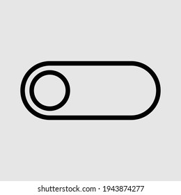 switch outline icon isolated vector illustration