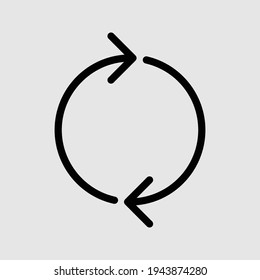 switch outline icon isolated vector illustration