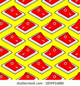 Switch pattern seamless. toggle background. vector texture