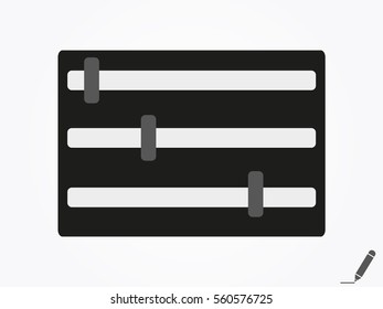 switch setting, icon, vector illustration eps10