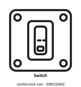 Switch. simple icon design, best used for banner, flayer, or web application. Editable stroke with EPS 10 file format