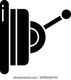 Switch solid glyph vector illustration