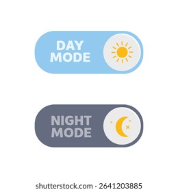 Switch toggle button for day and night mode