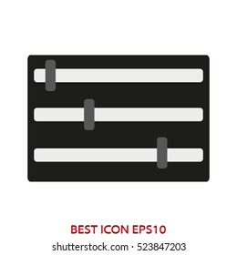 Switch, toggle, vector icon, eps10