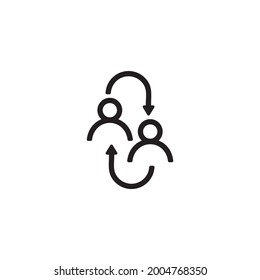 Switch User icon. Vector illustration design.