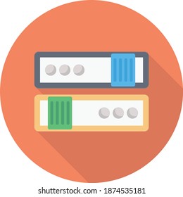 switch vector circle shadow flat icon