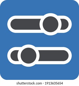 switch vector glyph color icon