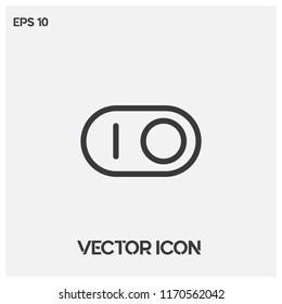 Switch vector icon illustration.Light background.Premium quality.