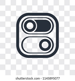 Switch vector icon isolated on transparent background, Switch logo concept