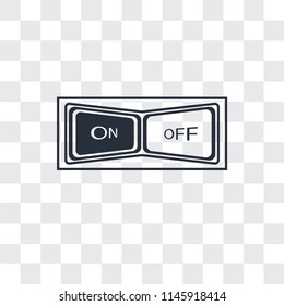 Switch vector icon isolated on transparent background, Switch logo concept