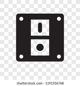 Switch vector icon isolated on transparent background, Switch transparency logo concept