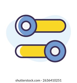 Icono de Vector de interruptor ilustración de stock