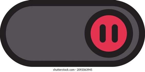 switch vector illustration isolated on a transparent background. stroke vector icons for concept or web graphics.